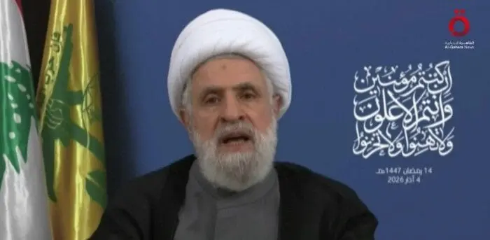 نعيم قاسم يعلن عدم الخوف من الموت ويعتبر إحباط أهداف العدو نصرا كبيرا